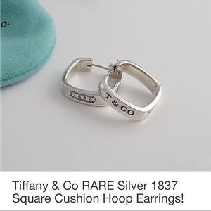Tiffanys silver hoop earrings
